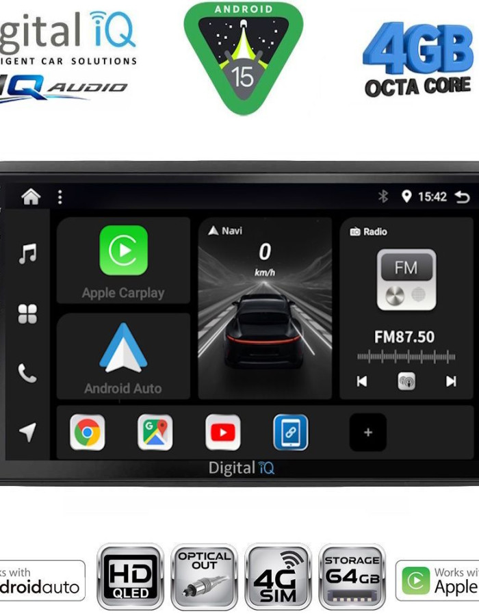 DIGITAL IQ BXK 19104_CPAA (10inc) MULTIMEDIA TABLET for DACIA DUSTER mod. 2019-2026