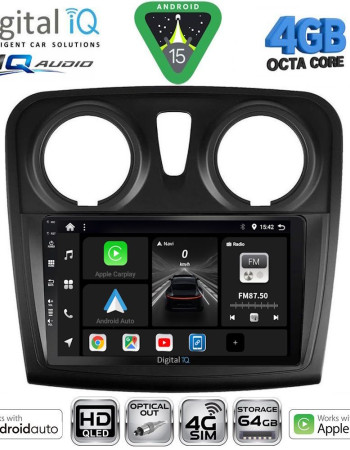 DIGITAL IQ BXK 19108_CPAA (9inc) MULTIMEDIA TABLET for DACIA LOGAN – SANDERO mod. 2012-2019