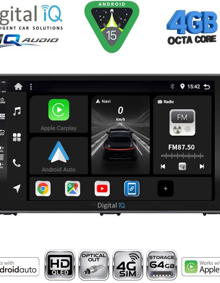 DIGITAL IQ BXK 19109_CPAA (9inc) MULTIMEDIA TABLET for DACIA LOGAN - SANDERO - JOGGER mod. 2020-2026
