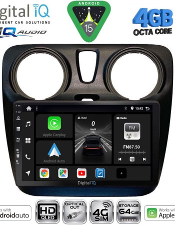 DIGITAL IQ BXK 19112_CPAA (9inc) MULTIMEDIA TABLET for DACIA DOKKER mod. 2012-2022