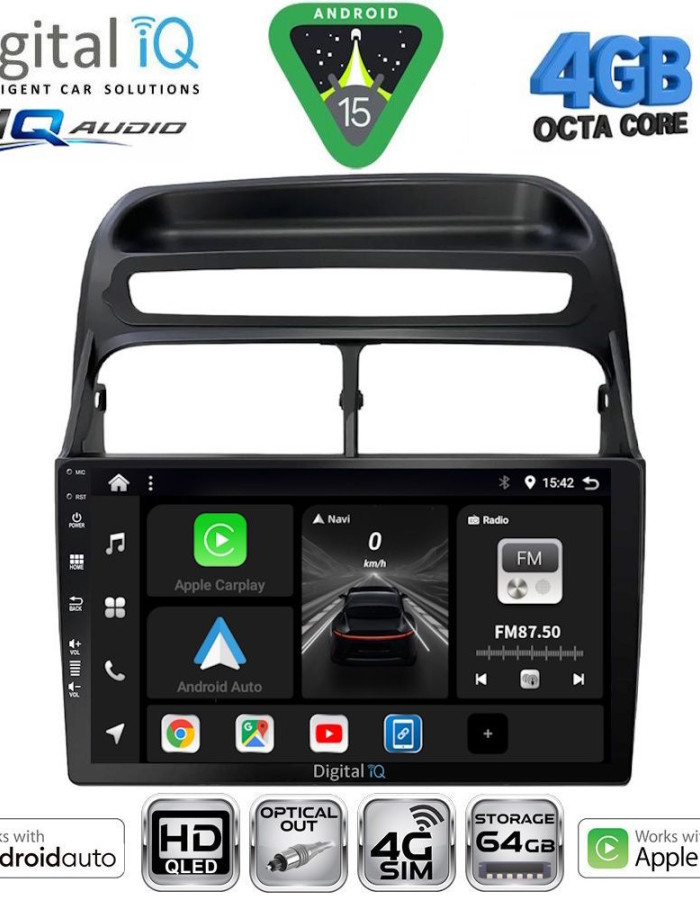 DIGITAL IQ BXK 19129_CPAA (9inc) MULTIMEDIA TABLET for FIAT LINEA mod. 2007-2011