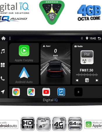 DIGITAL IQ BXK 19136_CPAA (9inc) MULTIMEDIA TABLET for FIAT BRAVO mod. 2007-2019