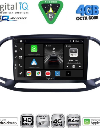 DIGITAL IQ BXK 19138_CPAA (9inc) MULTIMEDIA TABLET for FIAT DOBLO – OPEL COMBO mod. 2015-2018