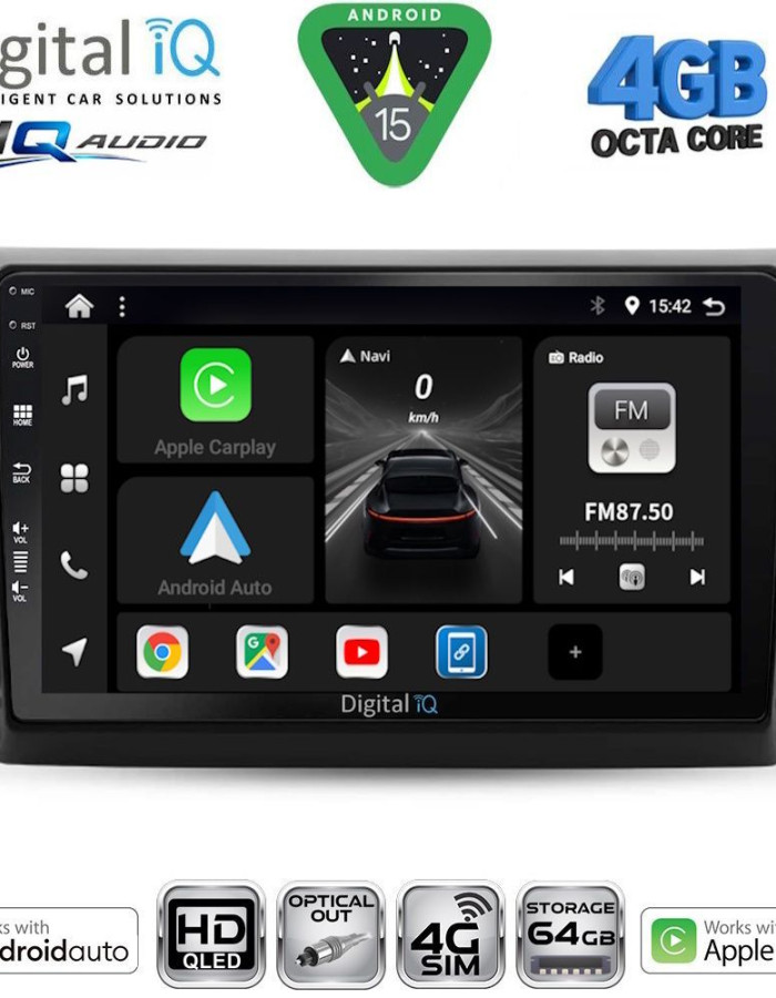 DIGITAL IQ BXK 19143_CPAA (9inc) MULTIMEDIA TABLET for FIAT DUCATO mod. 2021-2026
