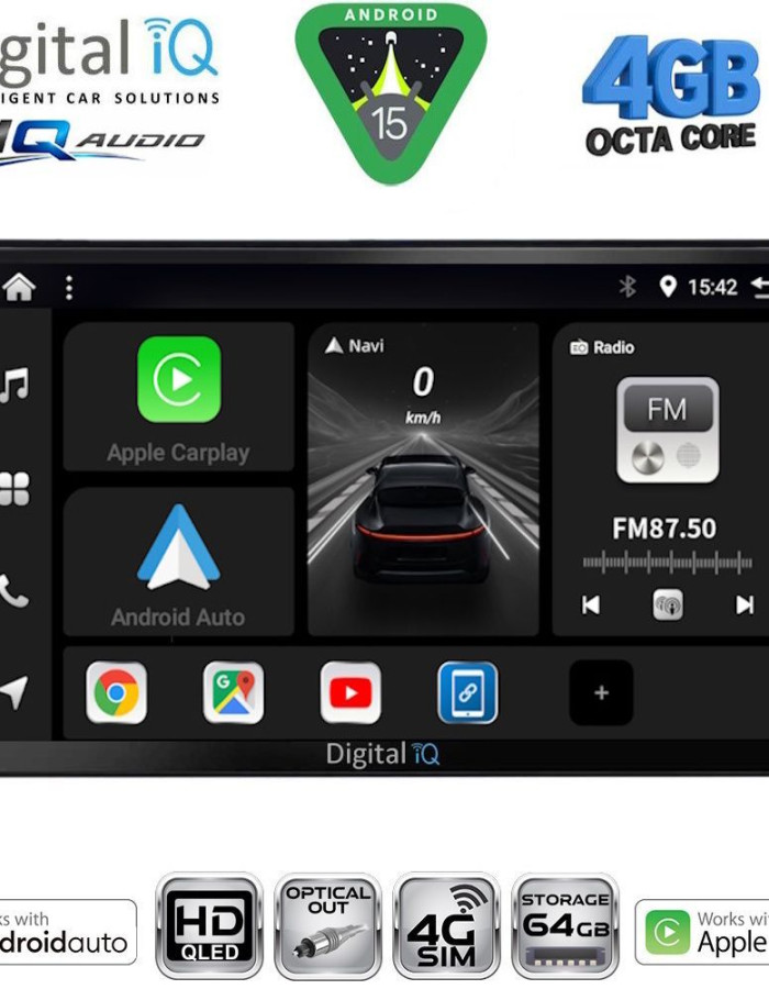 DIGITAL IQ BXK 19148_CPAA (9inc) MULTIMEDIA TABLET for FIAT TIPO mod. 2015-2023