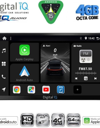 DIGITAL IQ BXK 19149_CPAA DASH (9inc) MULTIMEDIA TABLET for FIAT TIPO mod. 2018-2023
