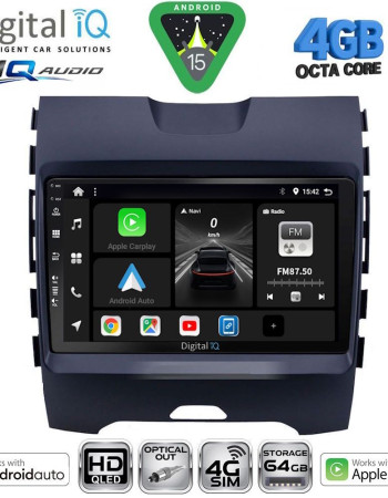 DIGITAL IQ BXK 19152_CPAA (9inc) MULTIMEDIA TABLET for FORD EDGE mod. 2015-2023