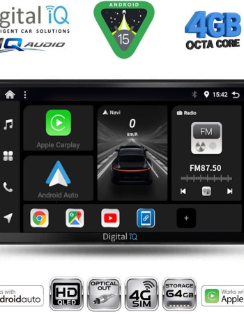 DIGITAL IQ BXK 19155_CPAA (10inc) MULTIMEDIA TABLET for FORD FIESTA mod. 2018-2025