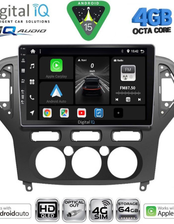 DIGITAL IQ BXK 19162_CPAA A/C (10inc) MULTIMEDIA TABLET for FORD MONDEO mod. 2007-2011