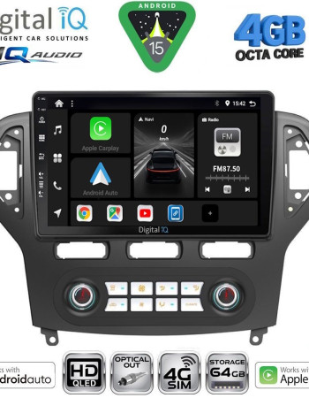 DIGITAL IQ BXK 19162_CPAA CLIMA (10inc) MULTIMEDIA TABLET for FORD MONDEO mod. 2007-2011