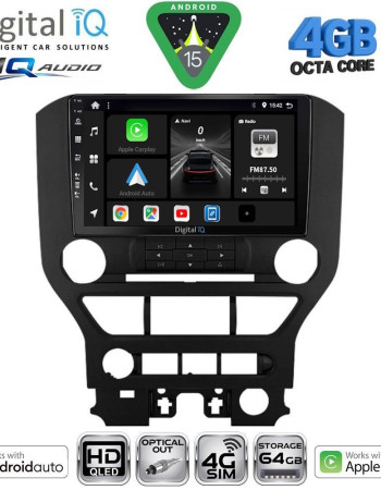 DIGITAL IQ BXK 19166_CPAA 3BUT (9inc) MULTIMEDIA TABLET for FORD MUSTANG mod. 2015-2020