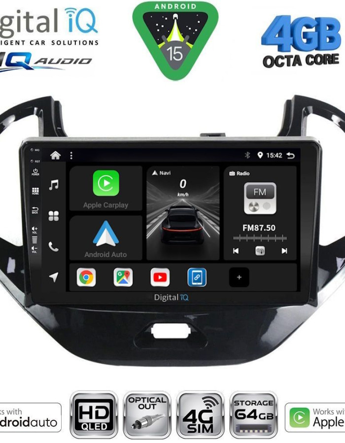 DIGITAL IQ BXK 19167SH_CPAA (9inc) MULTIMEDIA TABLET for FORD KA mod. 2017-2024