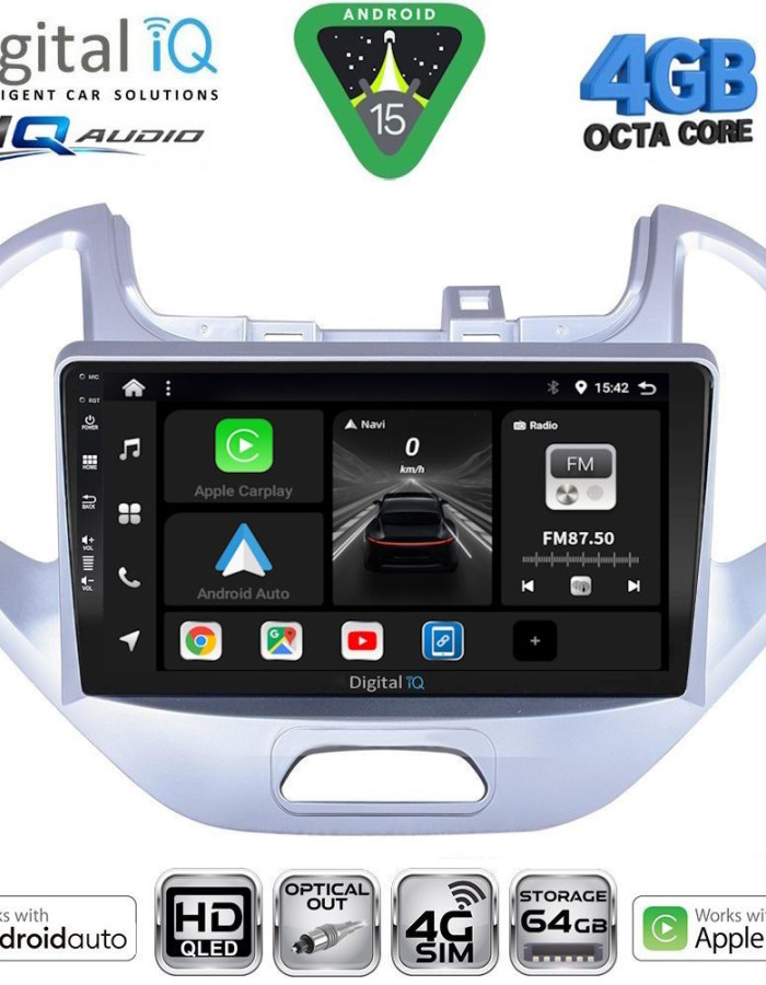 DIGITAL IQ BXK 19167LO_CPAA (9inc) MULTIMEDIA TABLET for FORD KA mod. 2017-2024