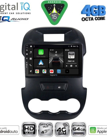 DIGITAL IQ BXK 19171_CPAA (9inc) MULTIMEDIA TABLET for FORD RANGER mod. 2011-2015