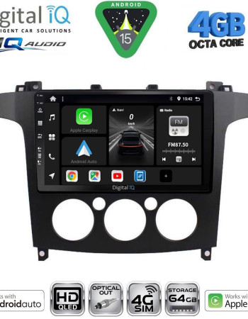 DIGITAL IQ BXK 19175_CPAA A/C (9inc) MULTIMEDIA TABLET for FORD SMAX mod. 2006-2014