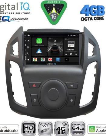DIGITAL IQ BXK 19176_CPAA (9inc) MULTIMEDIA TABLET for FORD TRANSIT CONNECT mod. 2013-2018