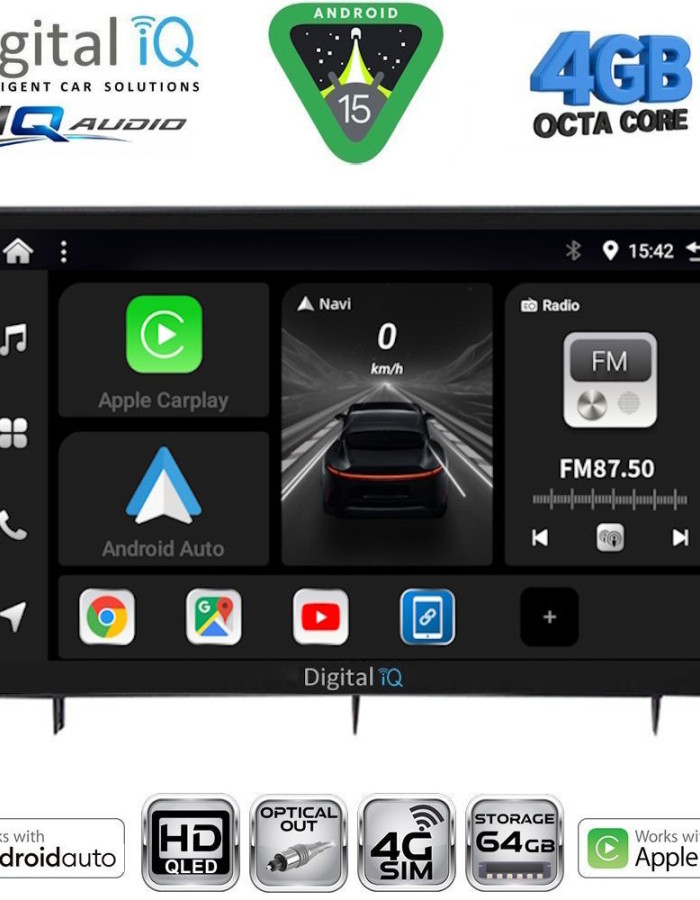 DIGITAL IQ BXK 19192_CPAA (10inc) MULTIMEDIA TABLET for HONDA CIVIC mod. 2022-2026