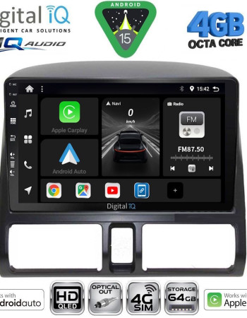 DIGITAL IQ BXK 19196_CPAA CLIMA (9inc) MULTIMEDIA TABLET for HONDA CRV mod. 1996-2006