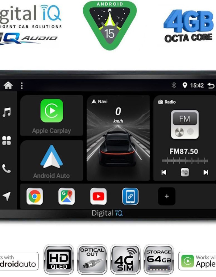 DIGITAL IQ BXK 19200_CPAA (9inc) MULTIMEDIA TABLET for HRV mod. 1998-2005