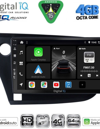 DIGITAL IQ BXK 19205_CPAA (9inc) MULTIMEDIA TABLET for HONDA INSIGHT mod. 2009-2014