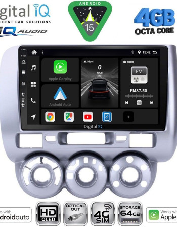 DIGITAL IQ BXK 19210_CPAA A/C (9inc) MULTIMEDIA TABLET for HONDA JAZZ mod. 2002-2008