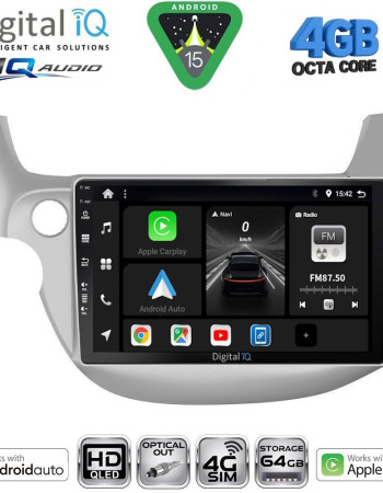 DIGITAL IQ BXK 19211_CPAA (10inc) MULTIMEDIA TABLET for HONDA JAZZ mod. 2008-2012