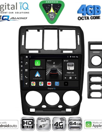 DIGITAL IQ BXK 19222BL_CPAA (9inc) MULTIMEDIA TABLET for HYUNDAI GETZ mod. 2002-2011 (BLACK)