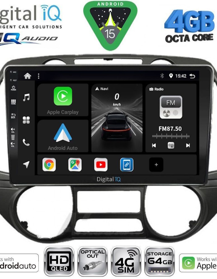 DIGITAL IQ BXK 19226_CPAA  (9inc) MULTIMEDIA TABLET for HYUNDAI i20 mod. 2008-2014
