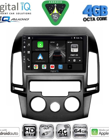 DIGITAL IQ BXK 19231_CPAA A/C (9inc) MULTIMEDIA TABLET for HYUNDAI i30 mod. 2007-2012