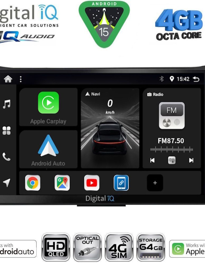 DIGITAL IQ BXK 19232_CPAA (9inc) MULTIMEDIA TABLET for HYUNDAI i30  mod. 2012-2017