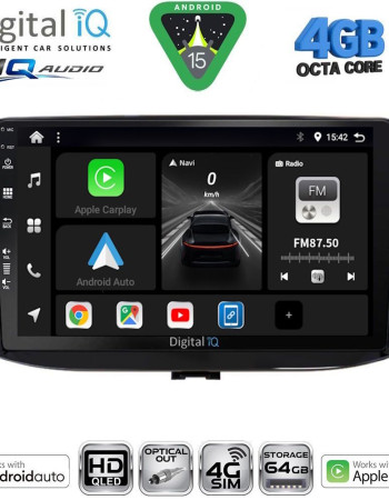 DIGITAL IQ BXK 19233_CPAA (9inc) MULTIMEDIA TABLET for HYUNDAI i30 mod. 2018-2025