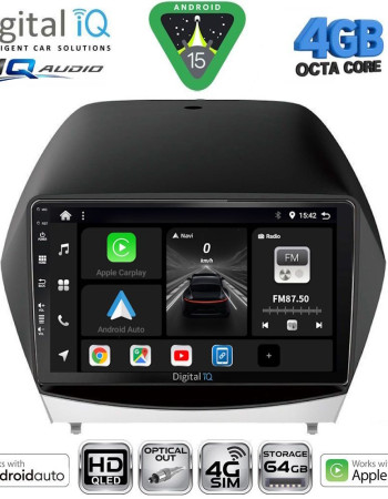 DIGITAL IQ BXK 19235_CPAA (10inc) MULTIMEDIA TABLET for HYUNDAI iX35  mod. 2010-2015