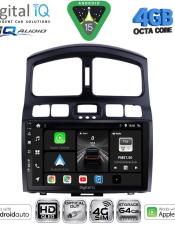 DIGITAL IQ BXK 19236_CPAA (9inc) MULTIMEDIA TABLET for HYUNDAI SANTA FE  mod. 2003-2006