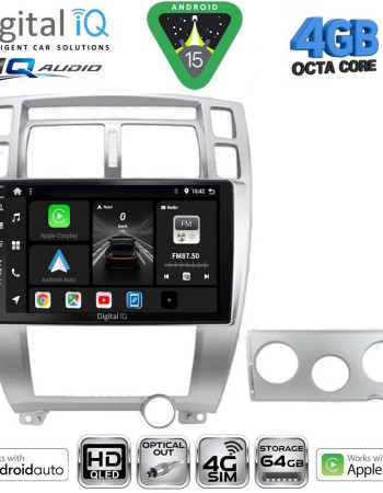 DIGITAL IQ BXK 19241SL_CPAA (10inc) MULTIMEDIA TABLET for HYUNDAI TUCSON mod. 2004-2010 (SILVER)