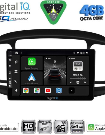 DIGITAL IQ BXK 19249BL_CPAA (9inc) MULTIMEDIA TABLET for HYUNDAI ACCENT mod. 2005-2012 (BLACK)
