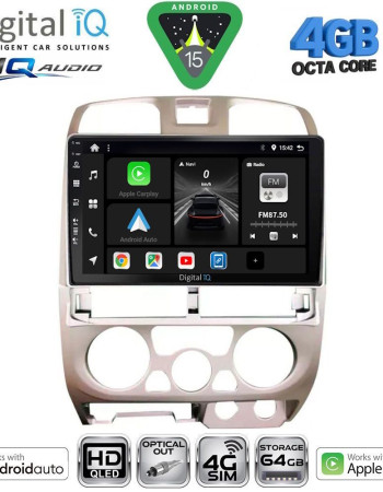 DIGITAL IQ BXK 19253SL_CPAA (9inc) MULTIMEDIA TABLET for ISUZU D-MAX mod. 2002-2008 (SILVER)