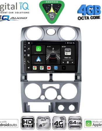 DIGITAL IQ BXK 19254SL_CPAA (9inc) MULTIMEDIA TABLET for ISUZU D-MAX mod. 2008-2012 (SILVER)
