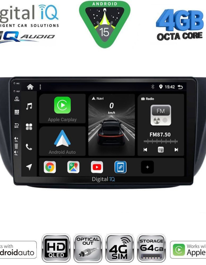 DIGITAL IQ BXK 19265_CPAA (9inc) MULTIMEDIA TABLET for IVECO DAILY mod. 2014-2023