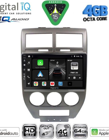 DIGITAL IQ BXK 19276_CPAA (10inc) MULTIMEDIA TABLET for JEEP COMPASS - PATRIOT mod. 2007-2016