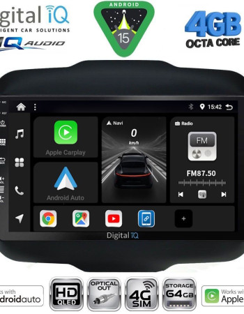 DIGITAL IQ BXK 19290_CPAA (9inc) MULTIMEDIA TABLET for JEEP RENEGADE  mod. 2014-2025