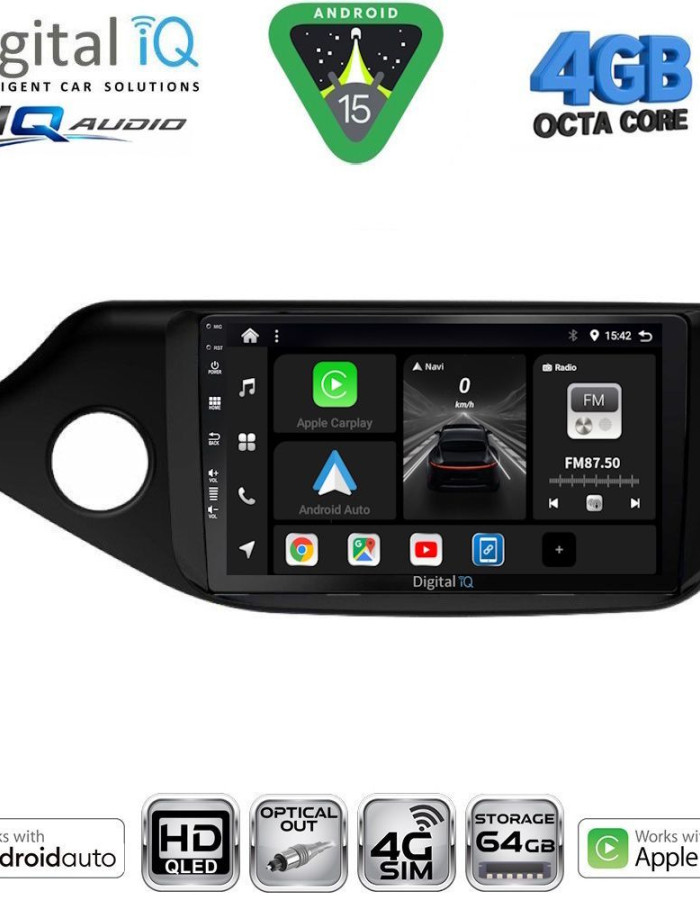 DIGITAL IQ BXK 19302_CPAA (9inc) MULTIMEDIA TABLET for KIA CEED  mod. 2012-2018