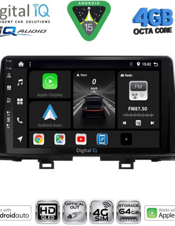 DIGITAL IQ BXK 19310_CPAA (9inc) MULTIMEDIA TABLET for KIA PICANTO mod. 2021-2026