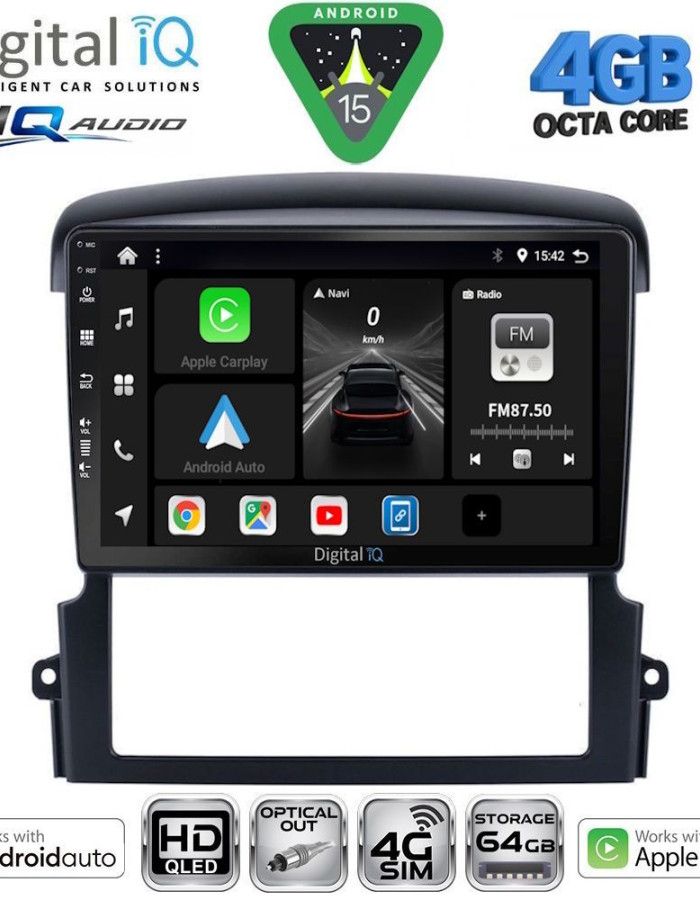 DIGITAL IQ BXK 19317_CPAA (9inc) MULTIMEDIA TABLET for KIA SORENTO mod. 2006-2009