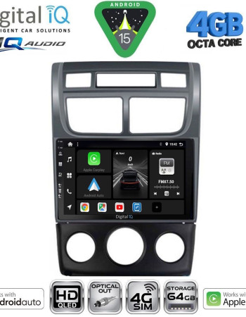DIGITAL IQ BXK 19324BL_CPAA (CLIMA+A/C) (9inc) MULTIMEDIA TABLET for KIA SPORTAGE mod. 2004-2010