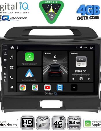 DIGITAL IQ BXK 19325_CPAA (9inc) MULTIMEDIA TABLET for KIA SPORTAGE mod. 2010-2015