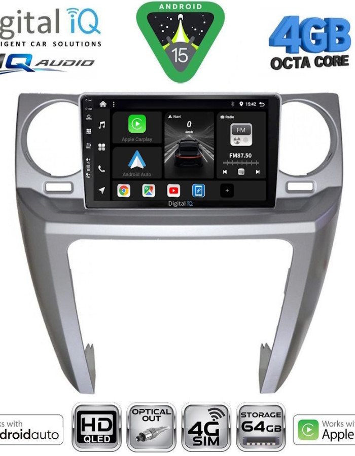 DIGITAL IQ BXK 19335_CPAA (9inc) MULTIMEDIA TABLET for LAND ROVER DISCOVERY 3 mod. 2004-2009