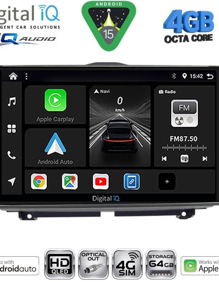 DIGITAL IQ BXK 19338_CPAA (9inc) MULTIMEDIA TABLET for LADA GRANTA mod. 2012-2026