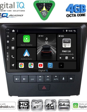 DIGITAL IQ BXK 19341_CPAA (9inc) MULTIMEDIA TABLET for LEXUS GS mod. 2004-2011