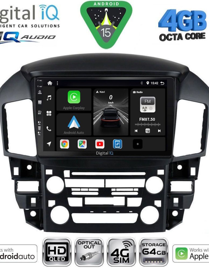 DIGITAL IQ BXK 19344_CPAA (9inc) MULTIMEDIA TABLET for LEXUS RX 300 mod. 1998-2003