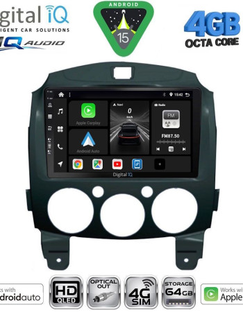DIGITAL IQ BXK 19361_CPAA (9inc) MULTIMEDIA TABLET for MAZDA 2  mod. 2007-2014